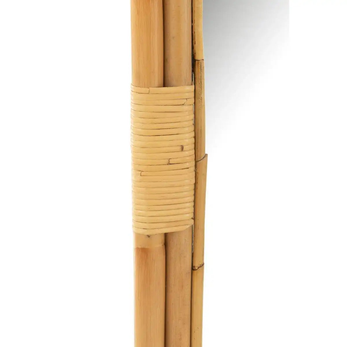 J-Line Spiegelleiter - Rotan - Natur - HomeDesign Knaus