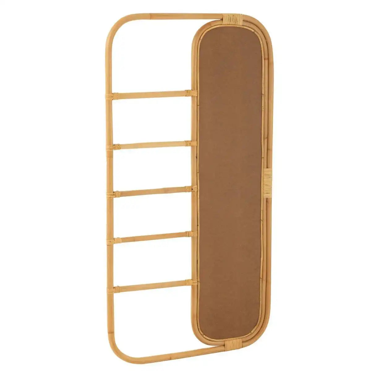 J-Line Spiegelleiter - Rotan - Natur - HomeDesign Knaus