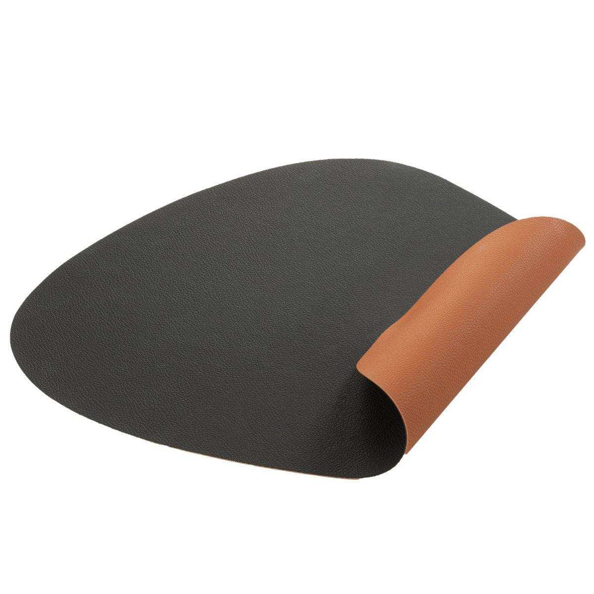 J-Line Steen Tischset – Kunststoff – Schwarz - HomeDesign Knaus