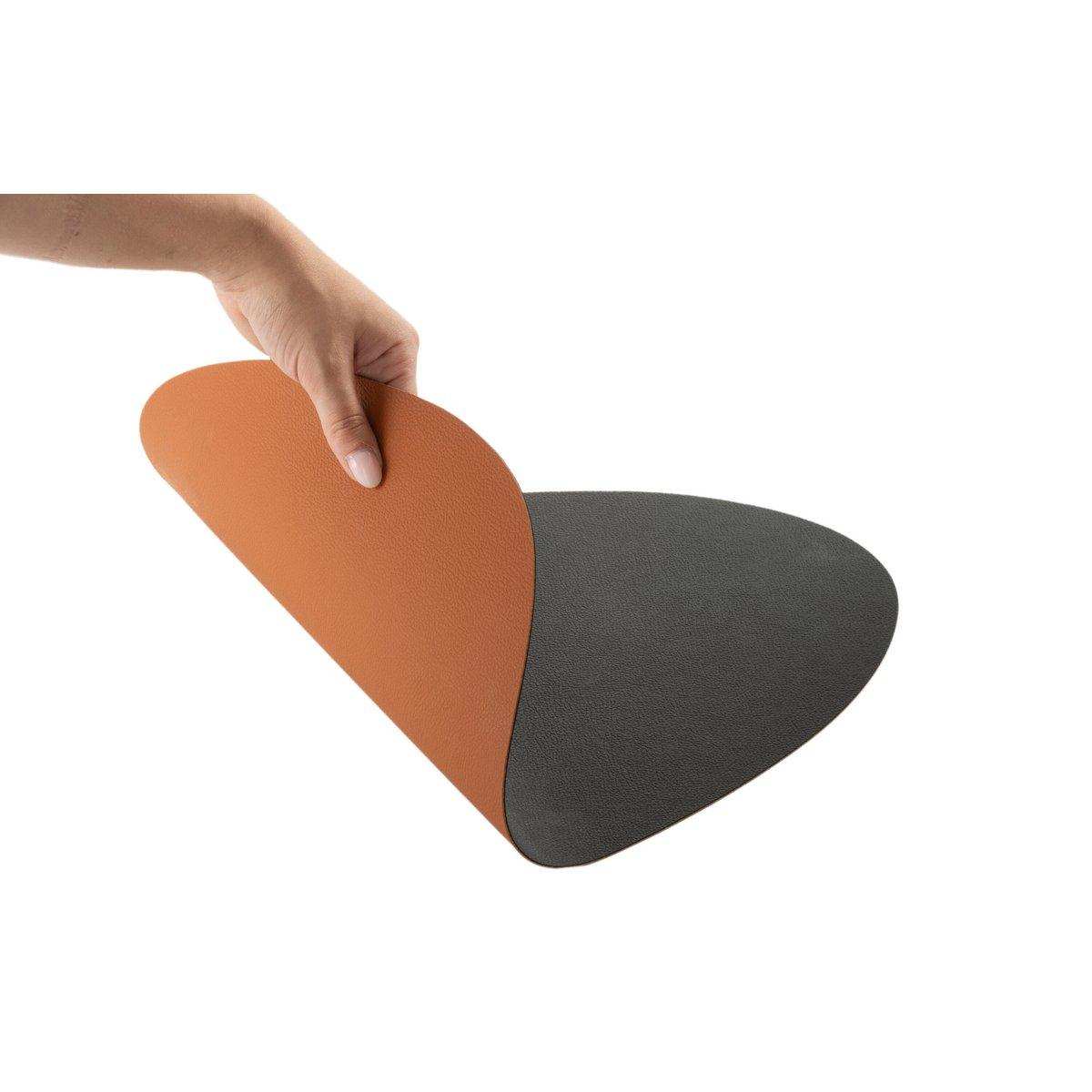 J-Line Steen Tischset – Kunststoff – Schwarz - HomeDesign Knaus
