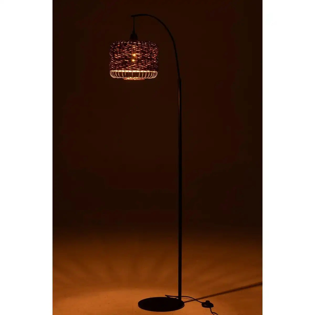 J-Line Stehleuchte Lanterne Metall Natur - HomeDesign Knaus