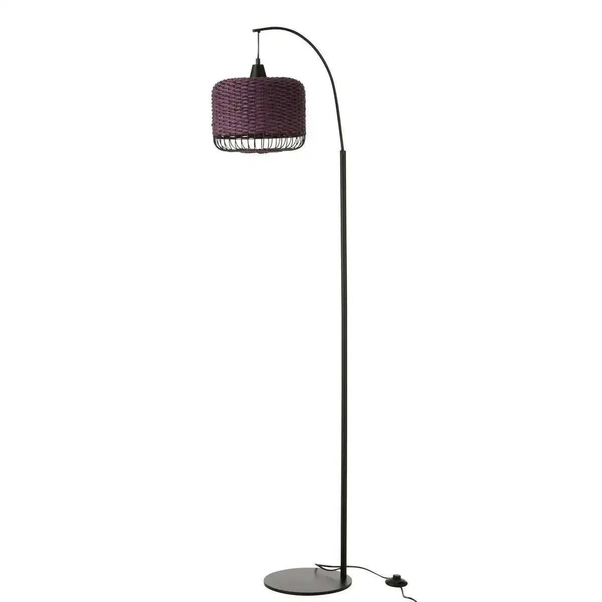 J-Line Stehleuchte Laterne Metall Lila - HomeDesign Knaus