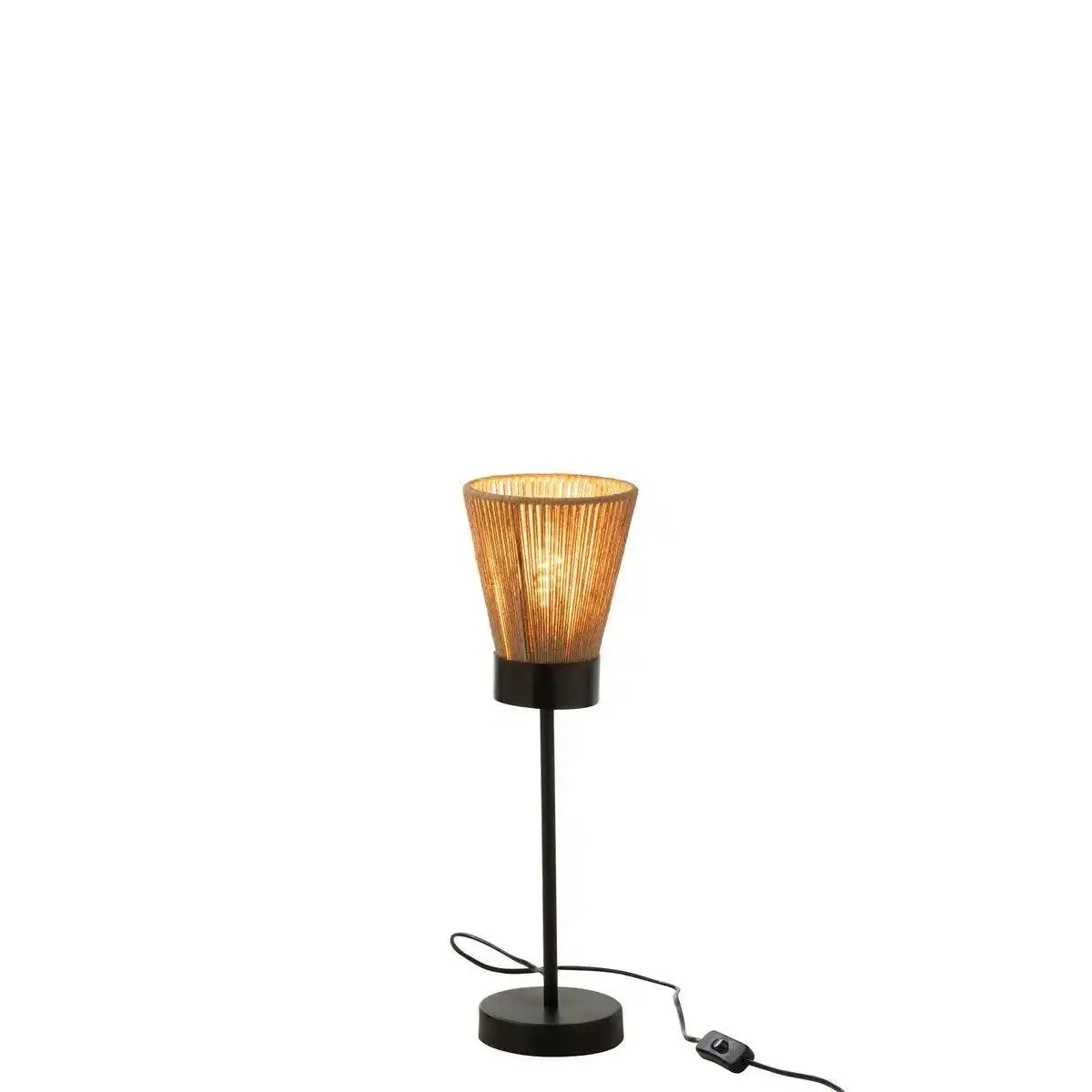 J-Line Stehleuchte Luna – Jute – Beige – klein - HomeDesign Knaus