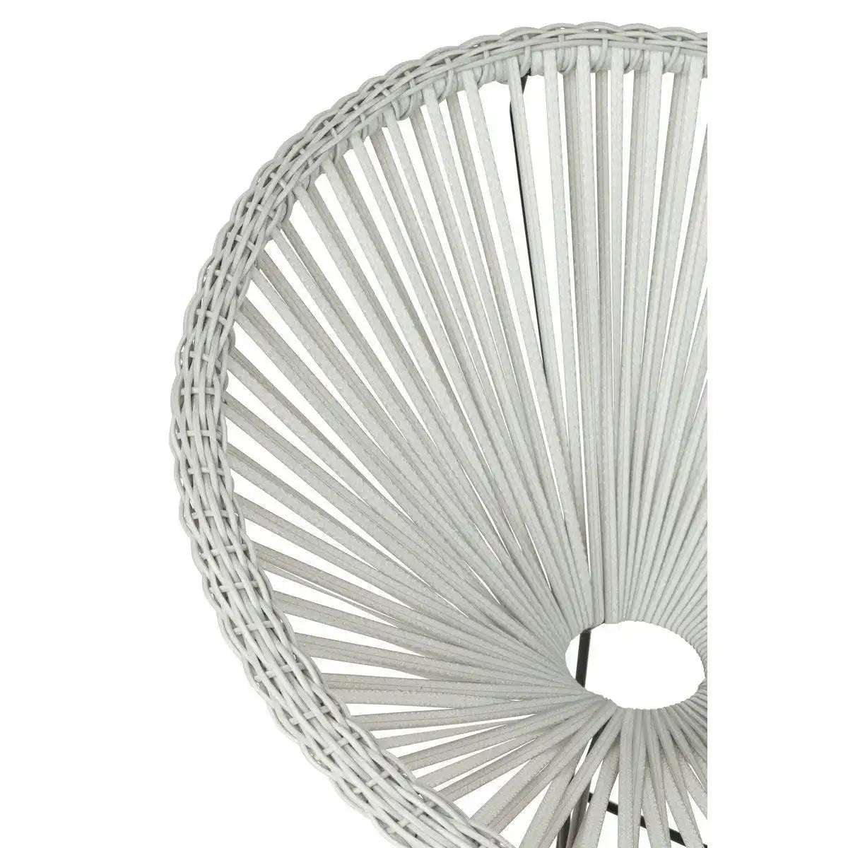 J-Line Stuhl Acapulo – Rattan/Metall – weiß - HomeDesign Knaus
