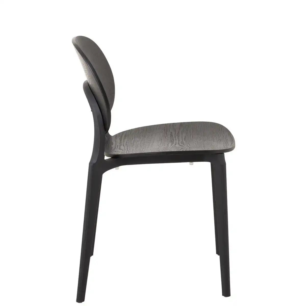 J-Line Stuhl Basic - Kunststoff - Schwarz - HomeDesign Knaus