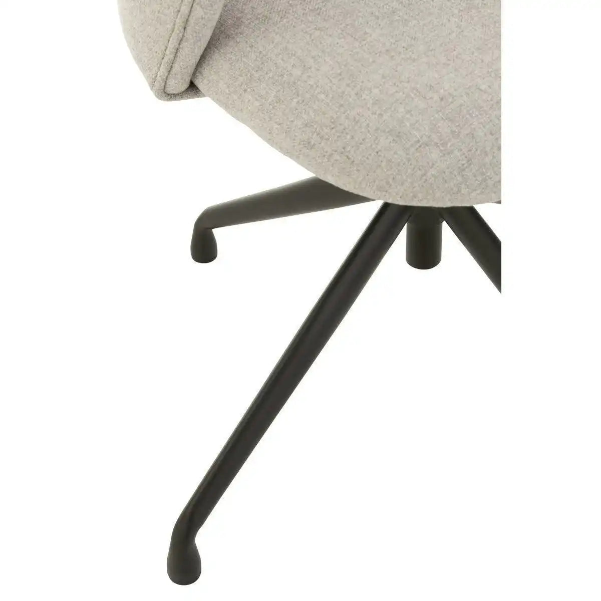J-Line Stuhl drehbar/oben/unten, Leinengrau - HomeDesign Knaus