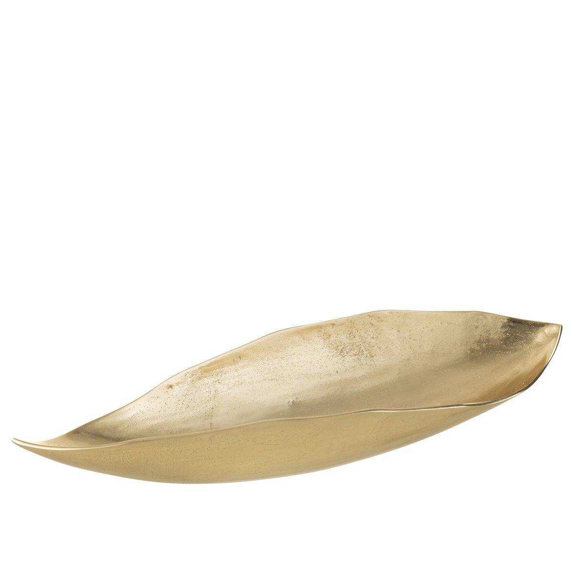J-Line Tablett Plateau - Tablett - Metall - Gold - L - HomeDesign Knaus