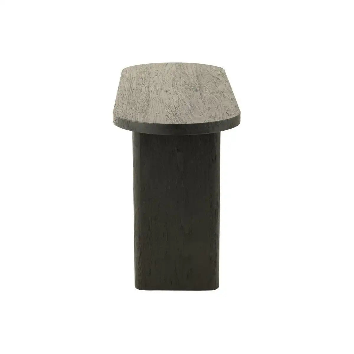 J-Line Tisch Teak – Holz – Schwarz - HomeDesign Knaus