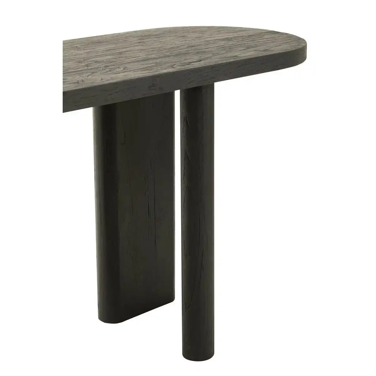J-Line Tisch Teak – Holz – Schwarz - HomeDesign Knaus