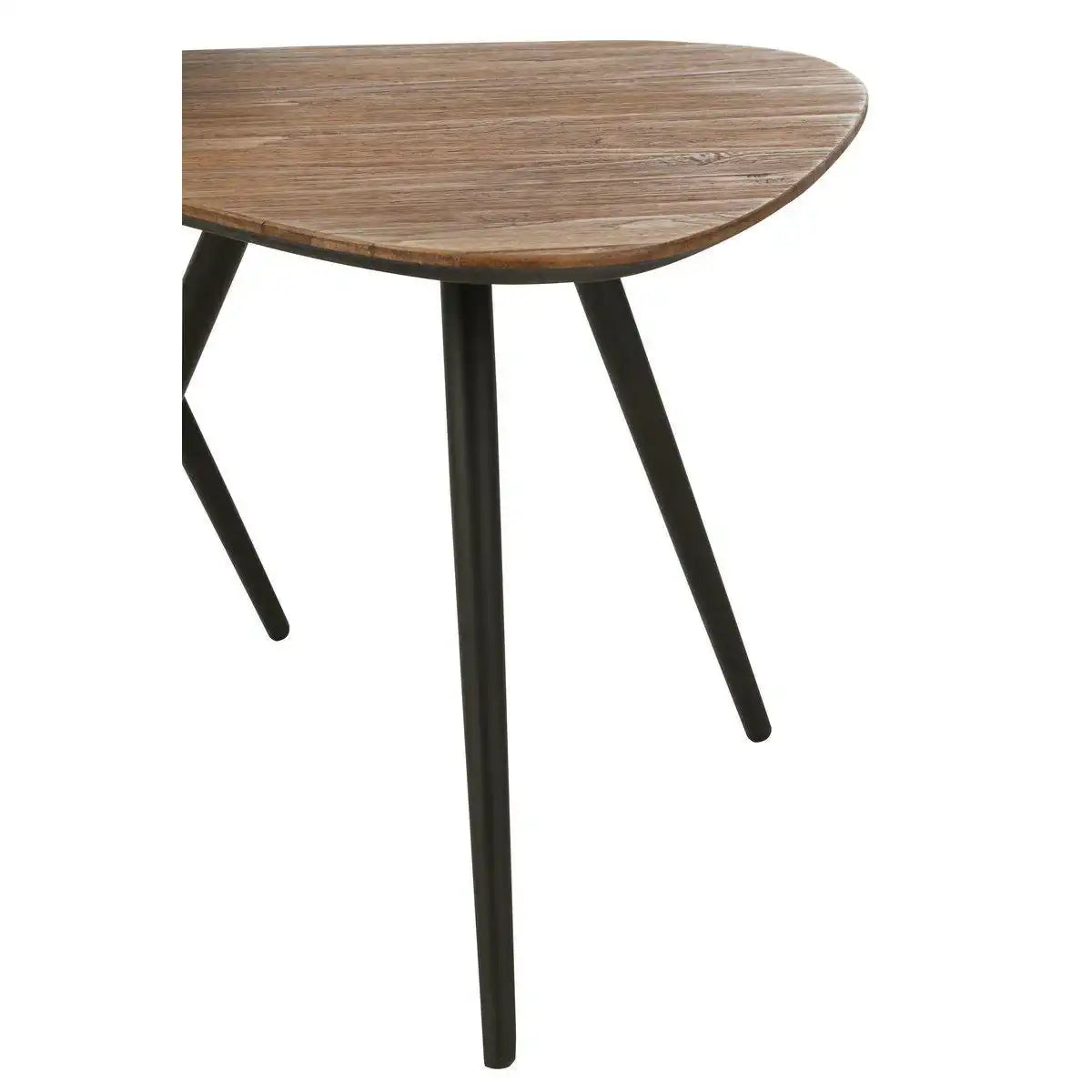 J-Line Tisch Triangle - Holz/Glas - Natur - 2 Stück - HomeDesign Knaus