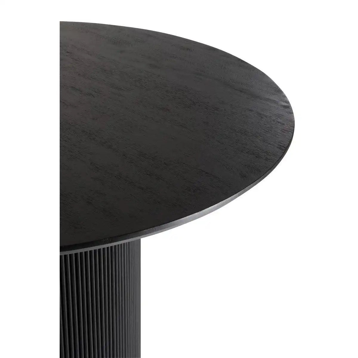 J-Line Tisch Vincent Mangoholz Schwarz Groß - HomeDesign Knaus