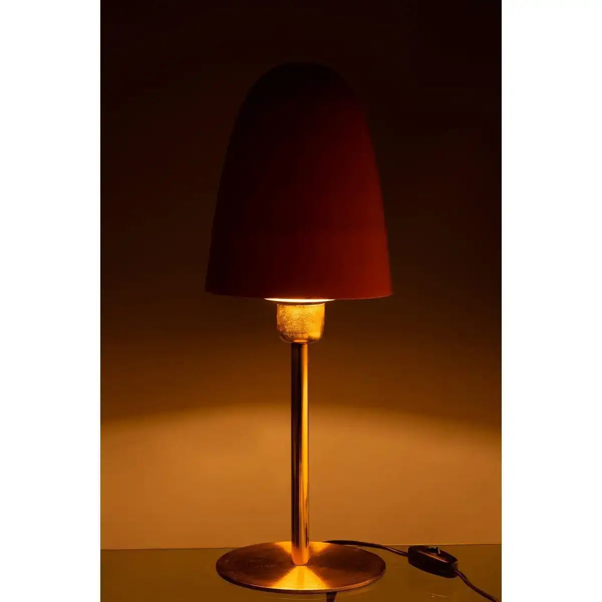 J-Line Tischlampe - Metall - Koralle - HomeDesign Knaus