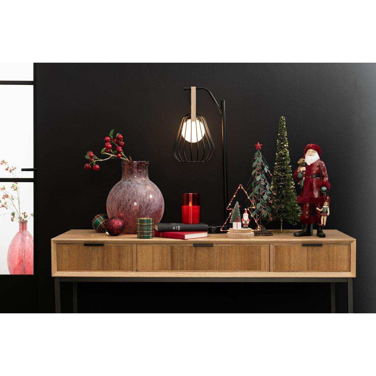 J-Line Tischlampe - Polyresin - Schwarz - HomeDesign Knaus