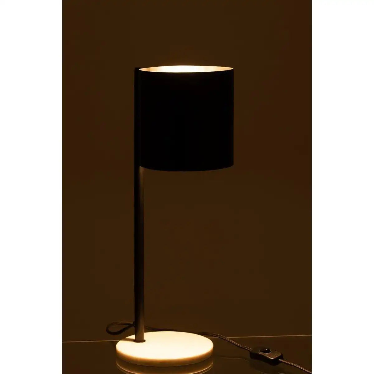 J-Line Tischleuchte Bart - Metall - Schwarz - HomeDesign Knaus