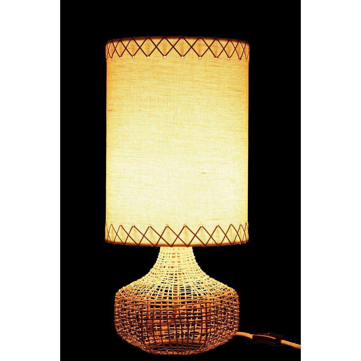 J-Line Tischleuchte Ibiza - Jute - Mix - klein - HomeDesign Knaus