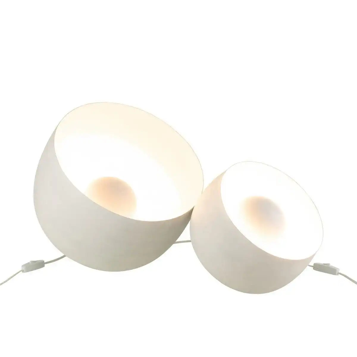 J-Line Tischleuchte – Metall – Weiß – groß - HomeDesign Knaus