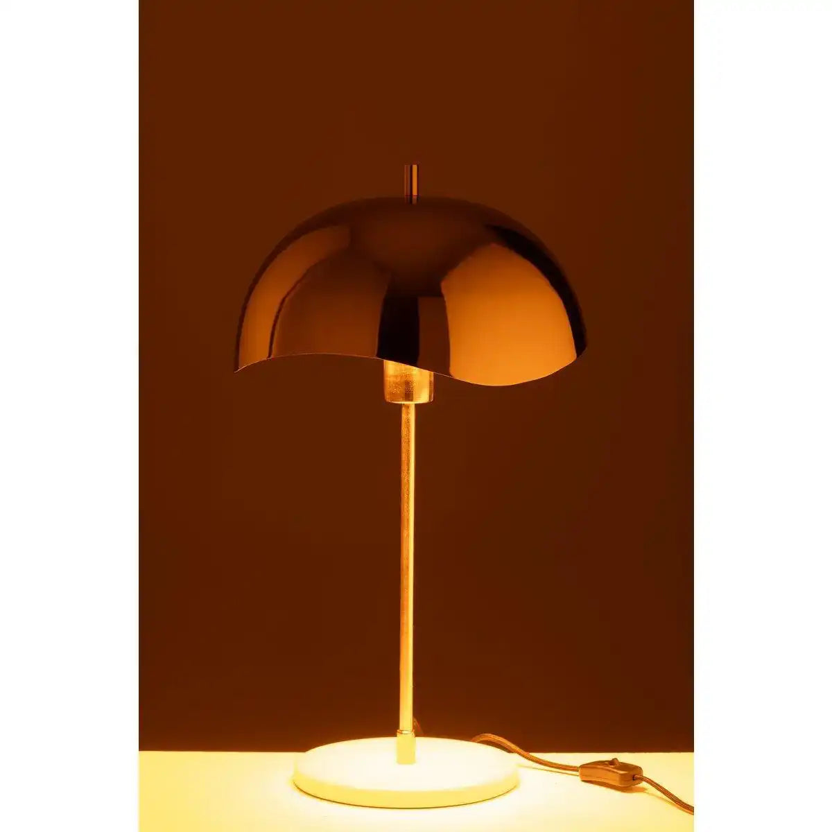 J-Line Tischleuchte Metall/Marmor Gold - HomeDesign Knaus