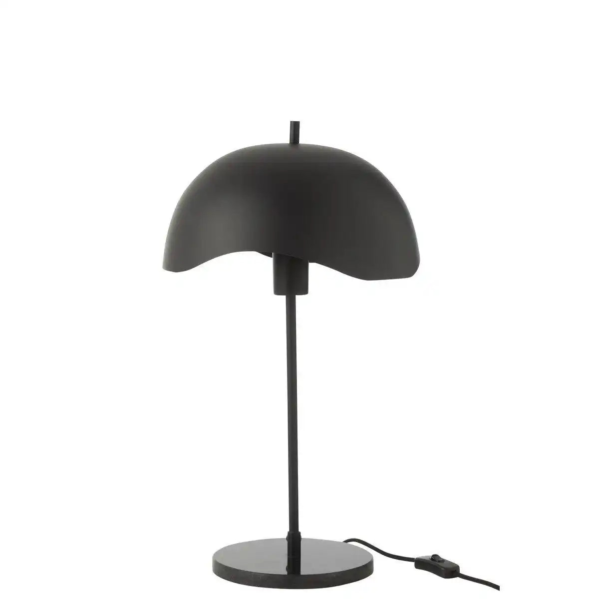 J-Line Tischleuchte Metall/Marmor Schwarz - HomeDesign Knaus