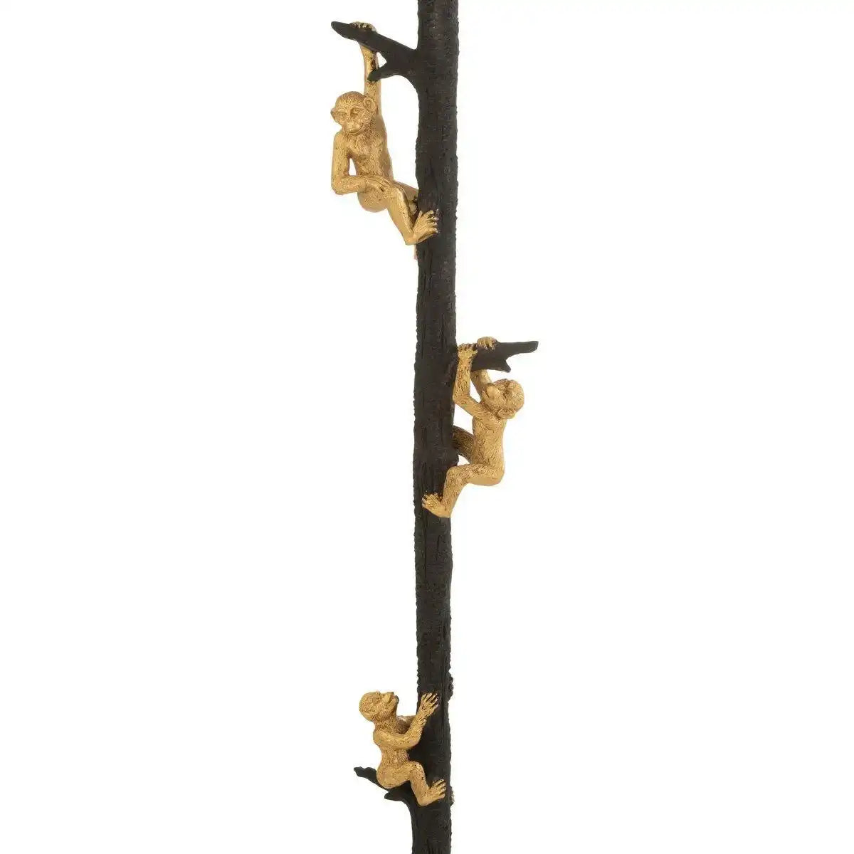 J-Line Tischleuchte Monkeys – Polyresin/Metall – Schwarz/Gold - HomeDesign Knaus