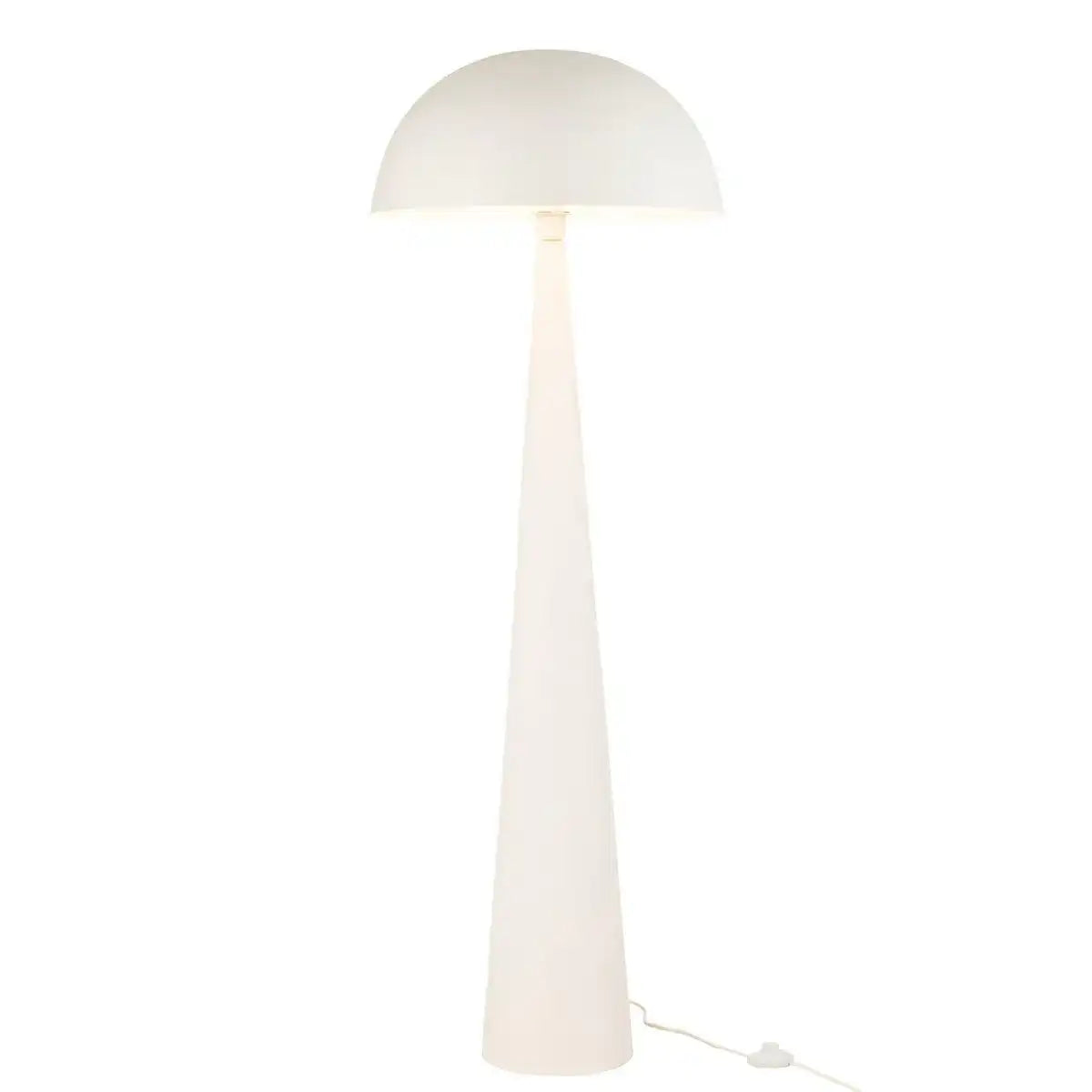 J-Line Tischleuchte Mushroom – Metall – Weiß – groß - HomeDesign Knaus