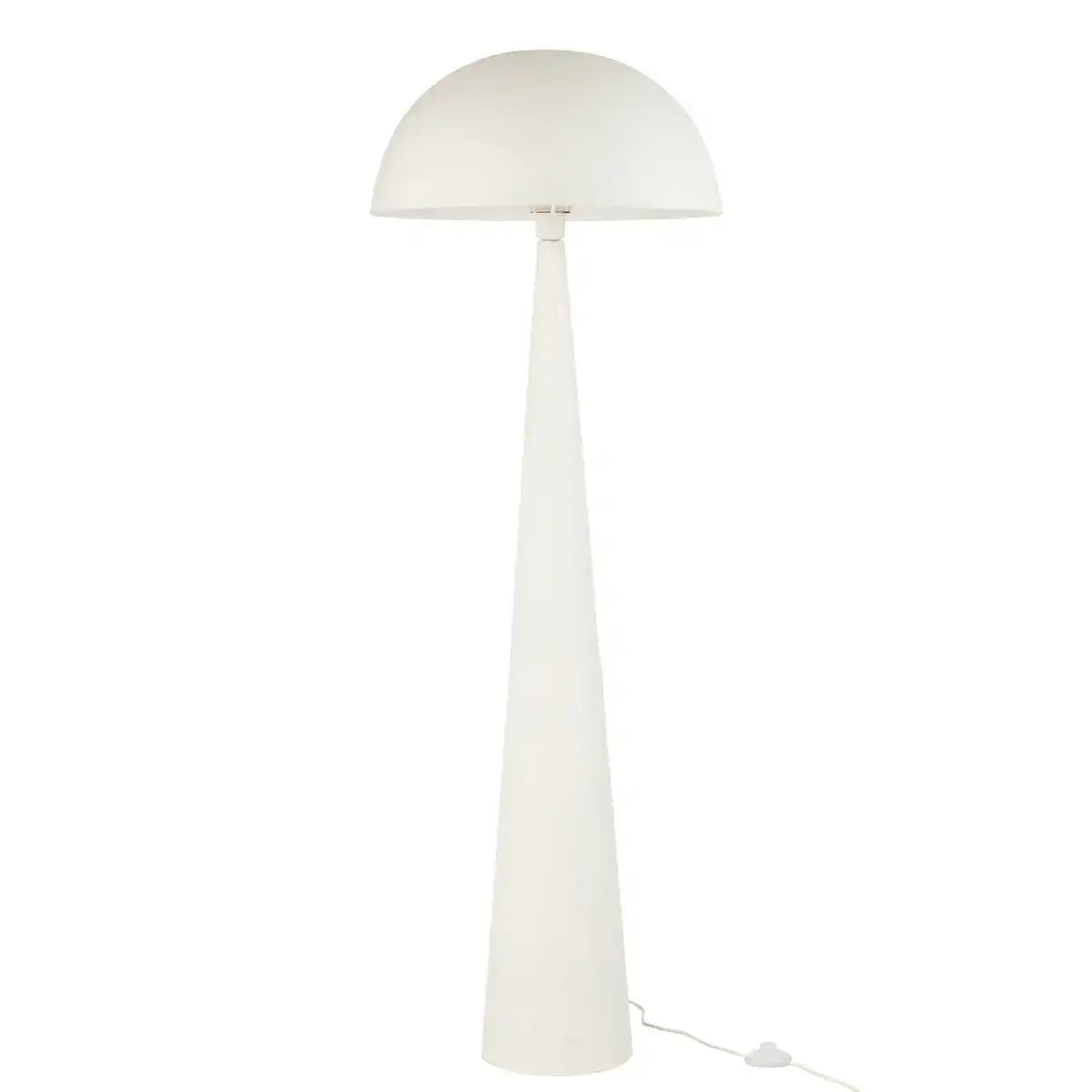 J-Line Tischleuchte Mushroom – Metall – Weiß – groß - HomeDesign Knaus