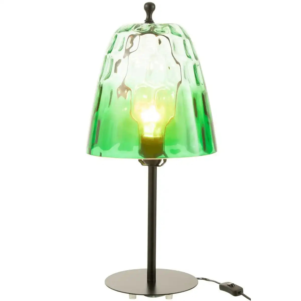 J-Line Tischleuchte Oceane - Glas - Grün - HomeDesign Knaus