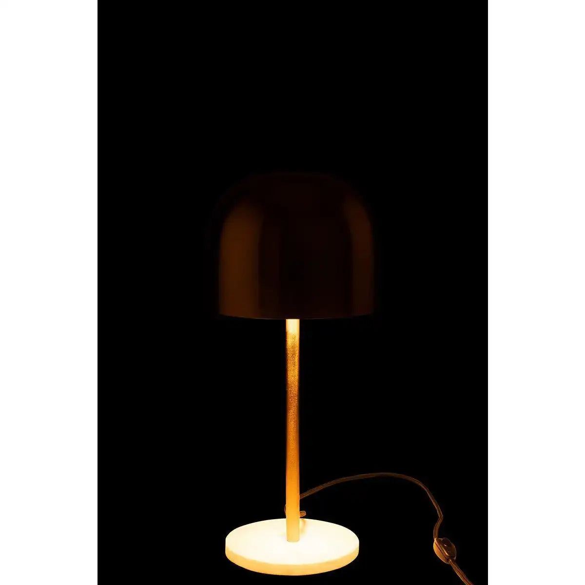 J-Line Tischleuchte Queen – Metall/Marmor – Gold - HomeDesign Knaus