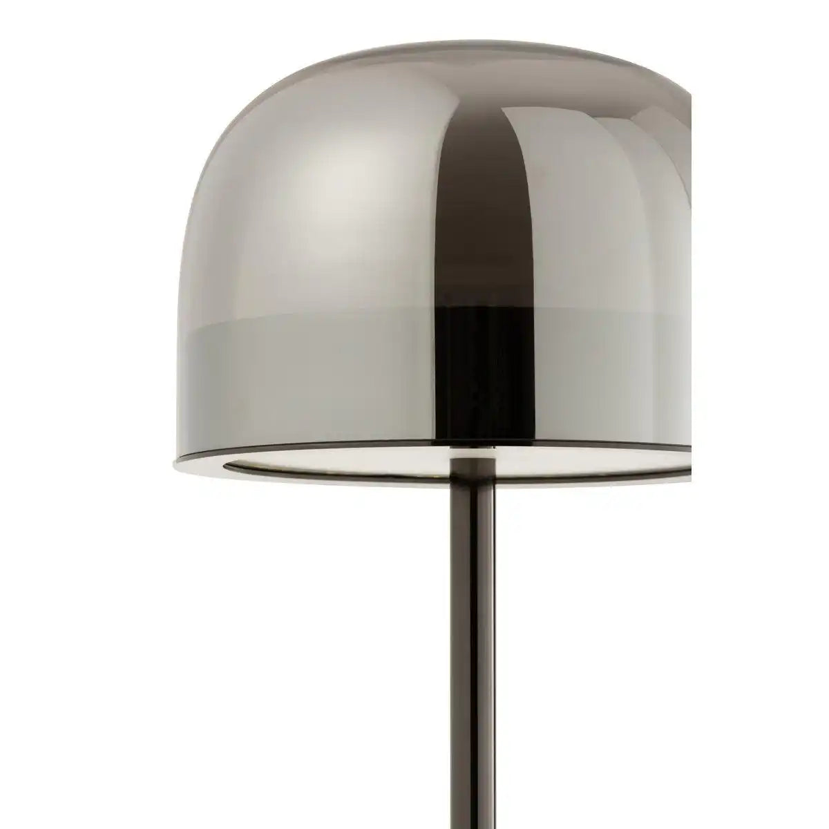 J-Line Tischleuchte Topja - Glas/Metall - Silber - HomeDesign Knaus