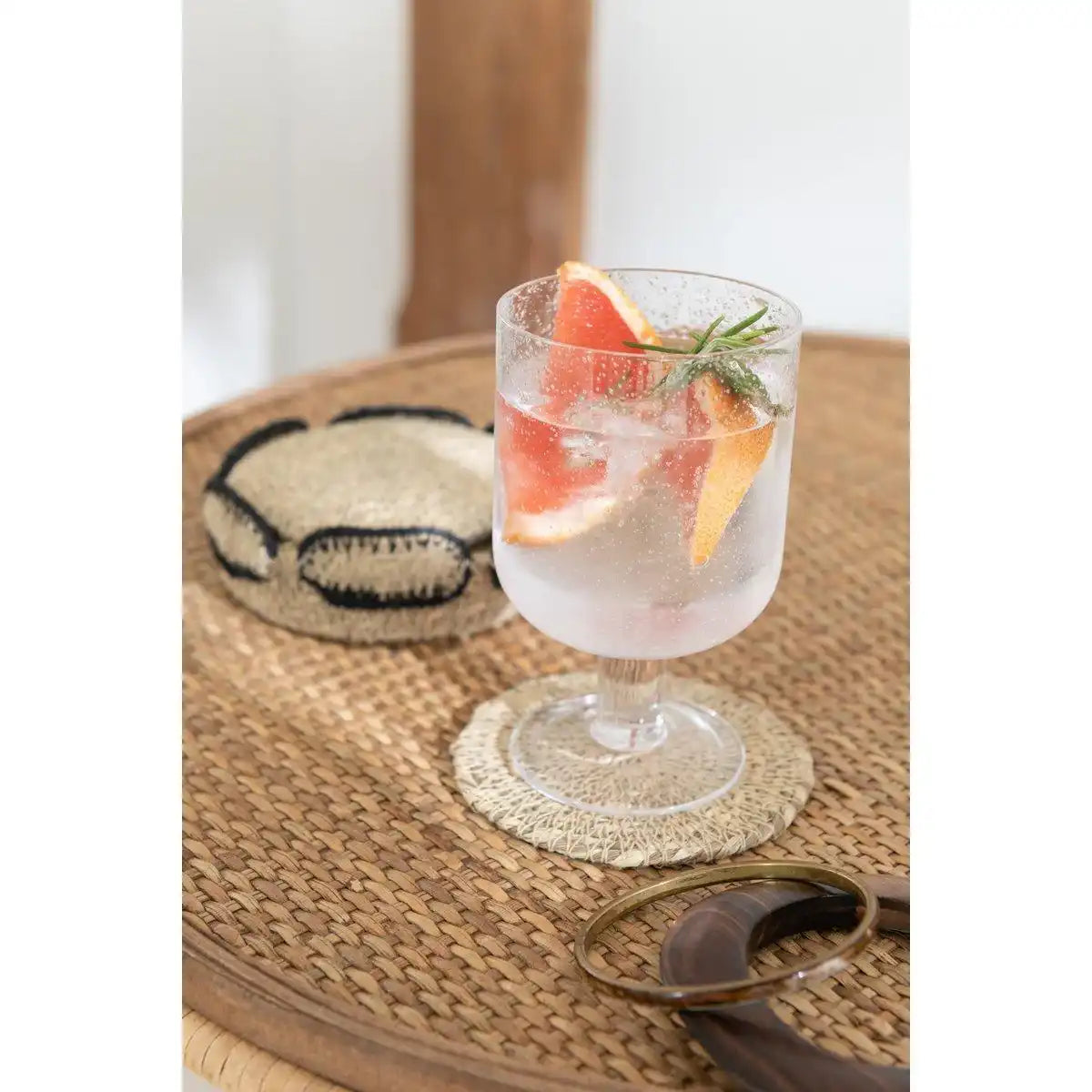 J-Line Tommy Weinglas - Glas - transparent - - HomeDesign Knaus