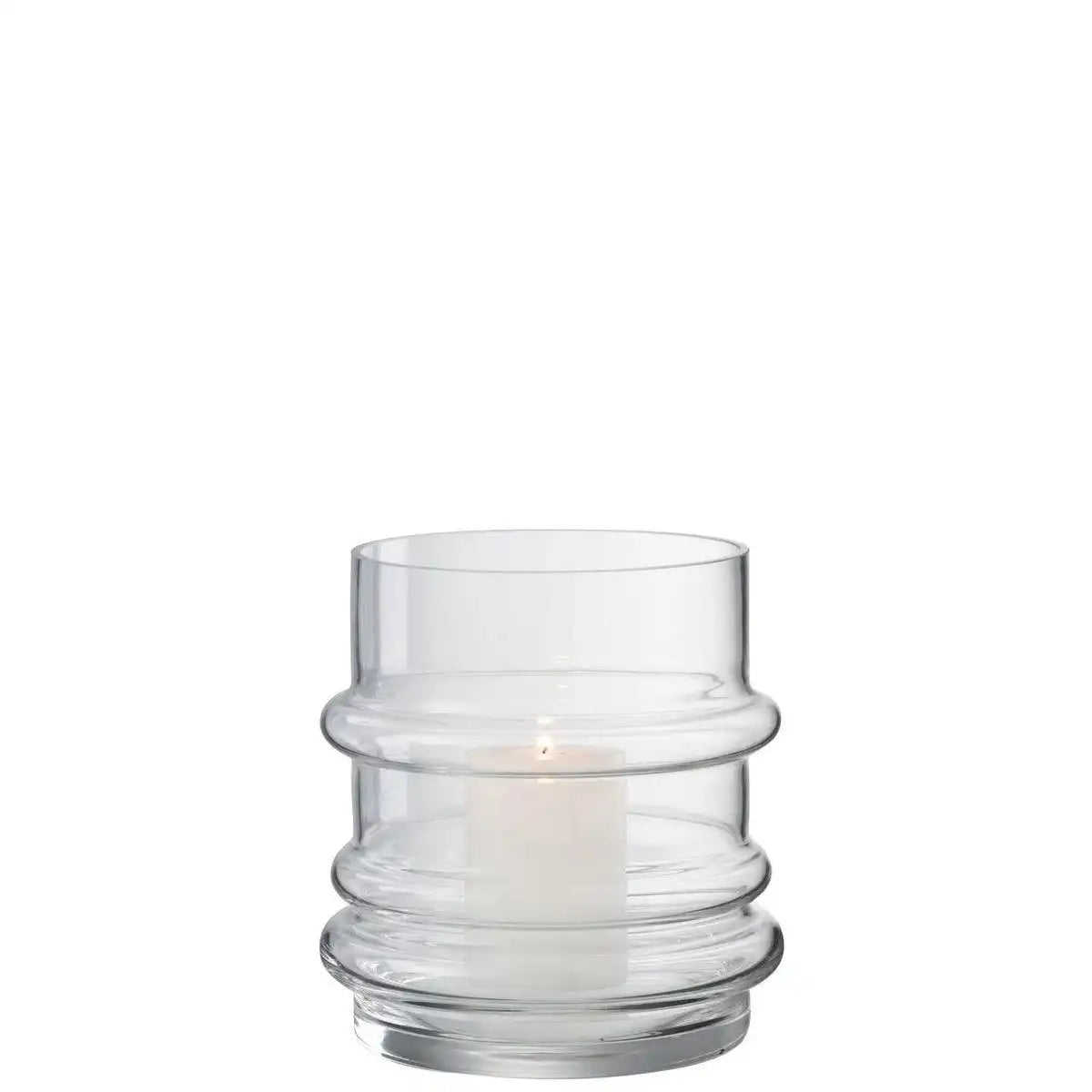 J-Line Vase Band - Glas - transparent - klein - 15,00 cm hoch - HomeDesign Knaus