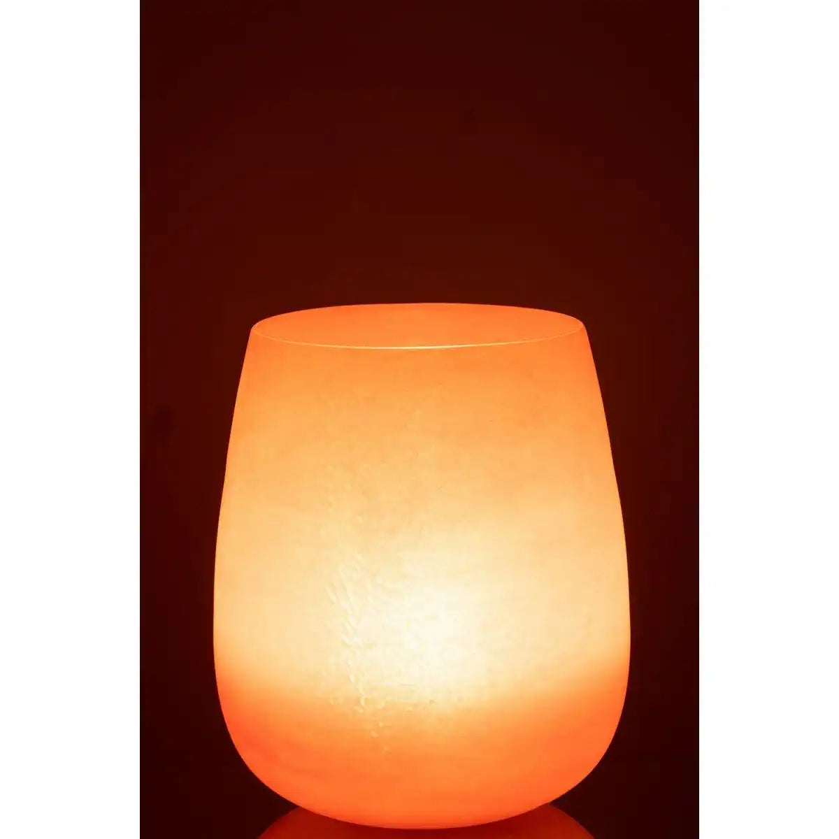 J-Line Vase Frosted – Glas – Koralle – 27,00 cm hoch - HomeDesign Knaus