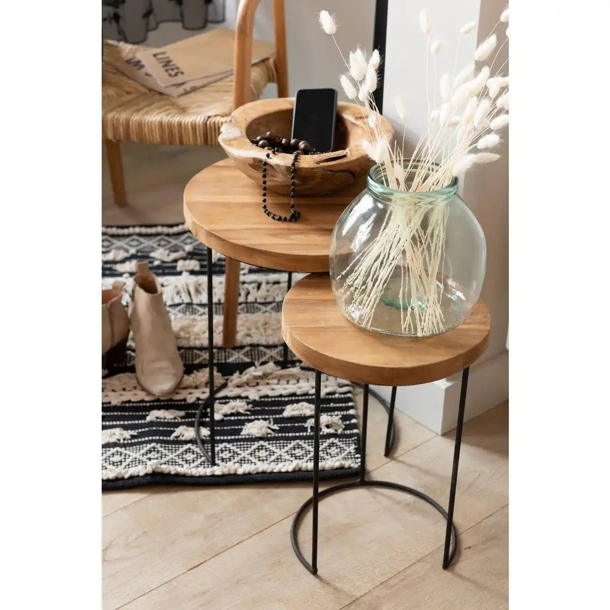 J-Line Vase - Glas - transparent - 20,00 cm hoch - HomeDesign Knaus
