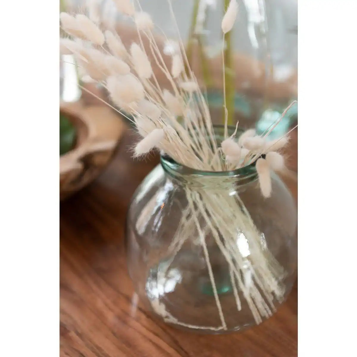 J-Line Vase - Glas - transparent - 20,00 cm hoch - HomeDesign Knaus