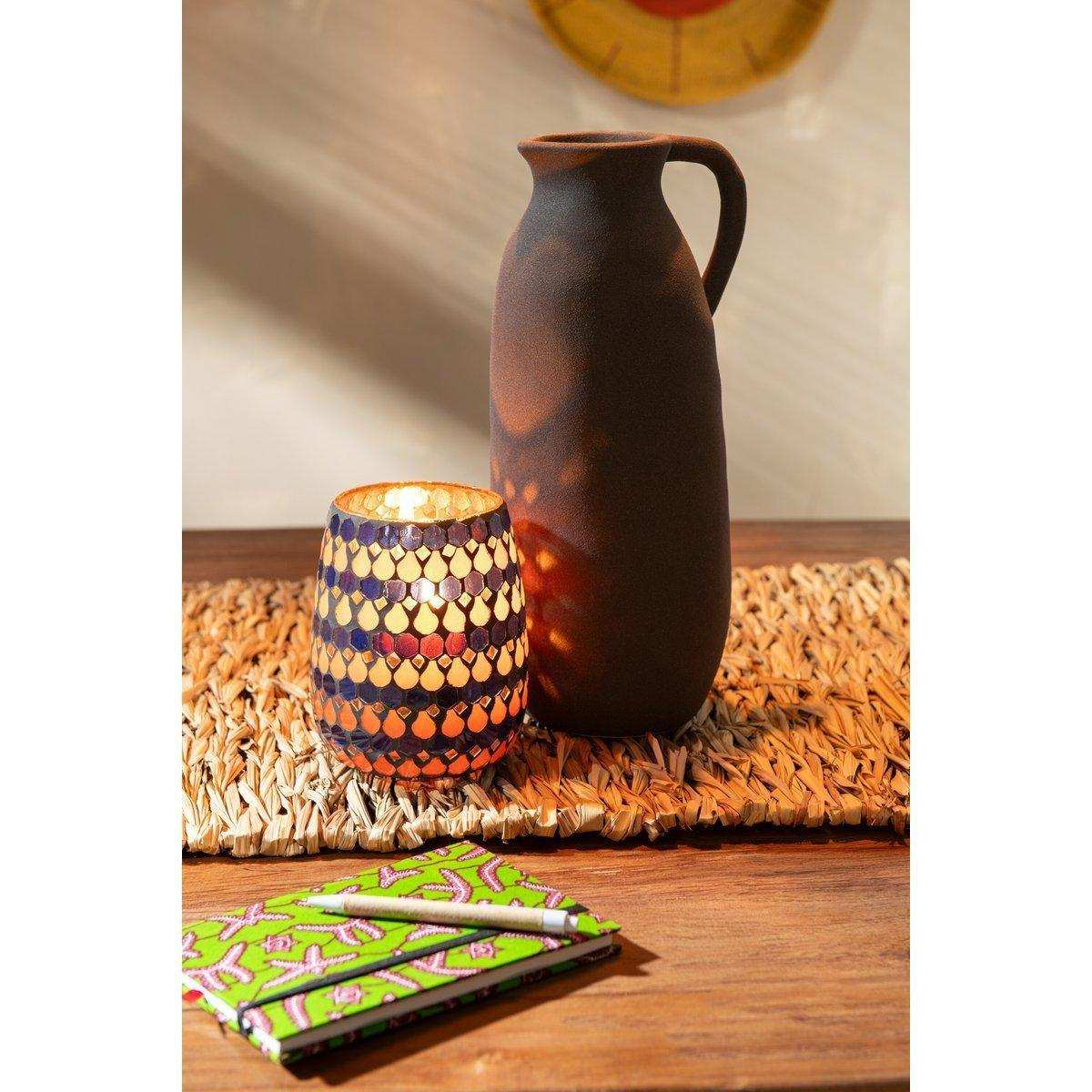 J-Line Vase Krug - Keramik - Schwarz - Groß - HomeDesign Knaus