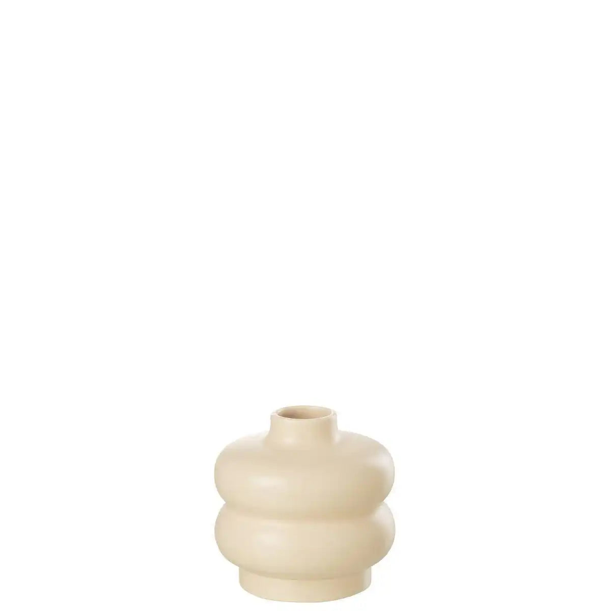 J-Line Vase Macaron Dolomite - Keramik - Gelb - HomeDesign Knaus