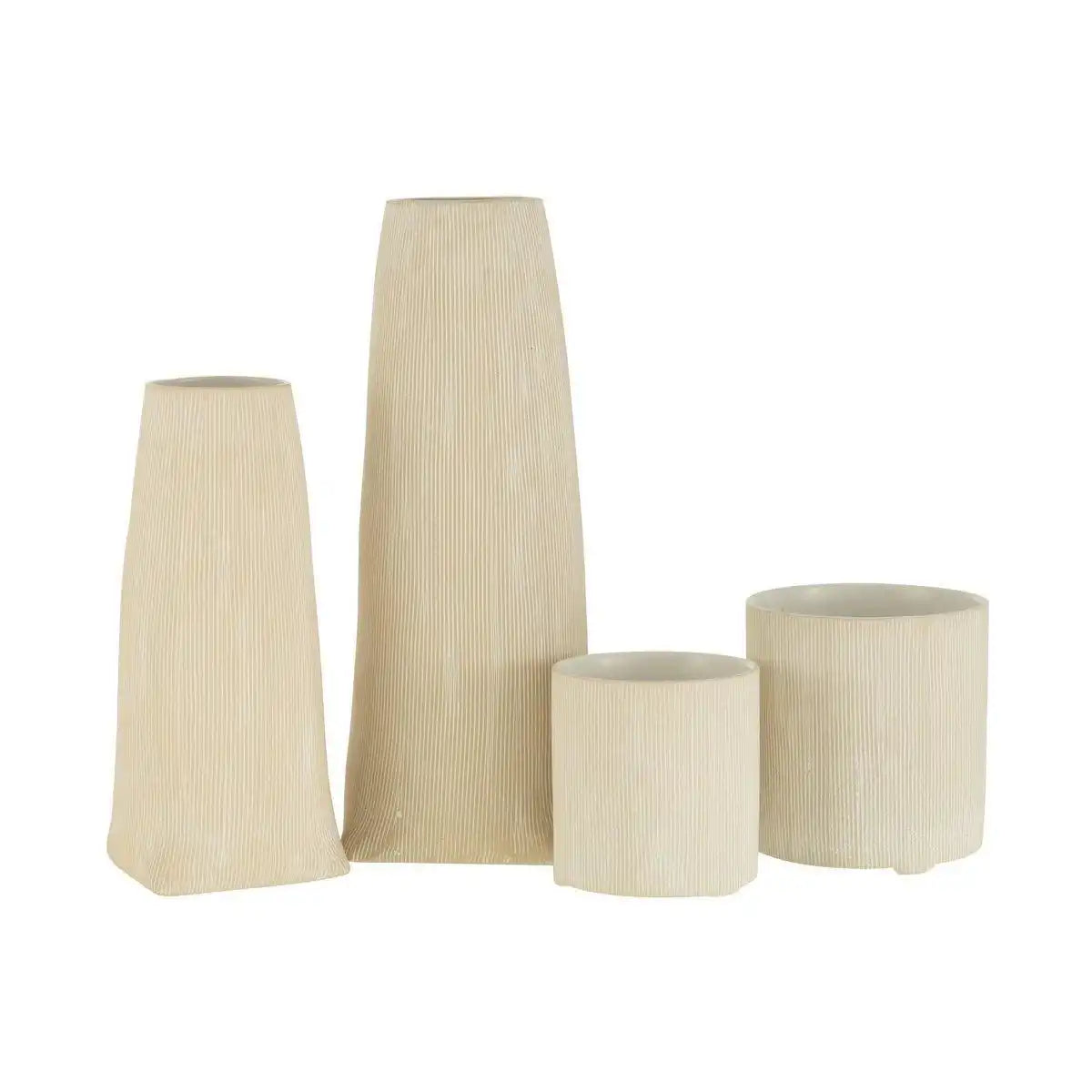 J-Line Vase Maria Lang - Keramik - Weiß - Groß - HomeDesign Knaus