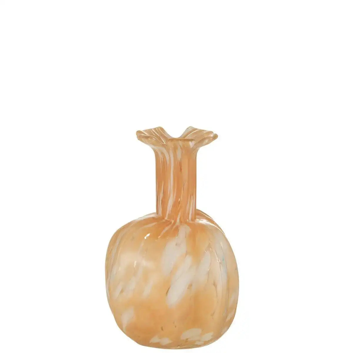 J-Line Vase Melissa - Glas - Beige - groß - HomeDesign Knaus