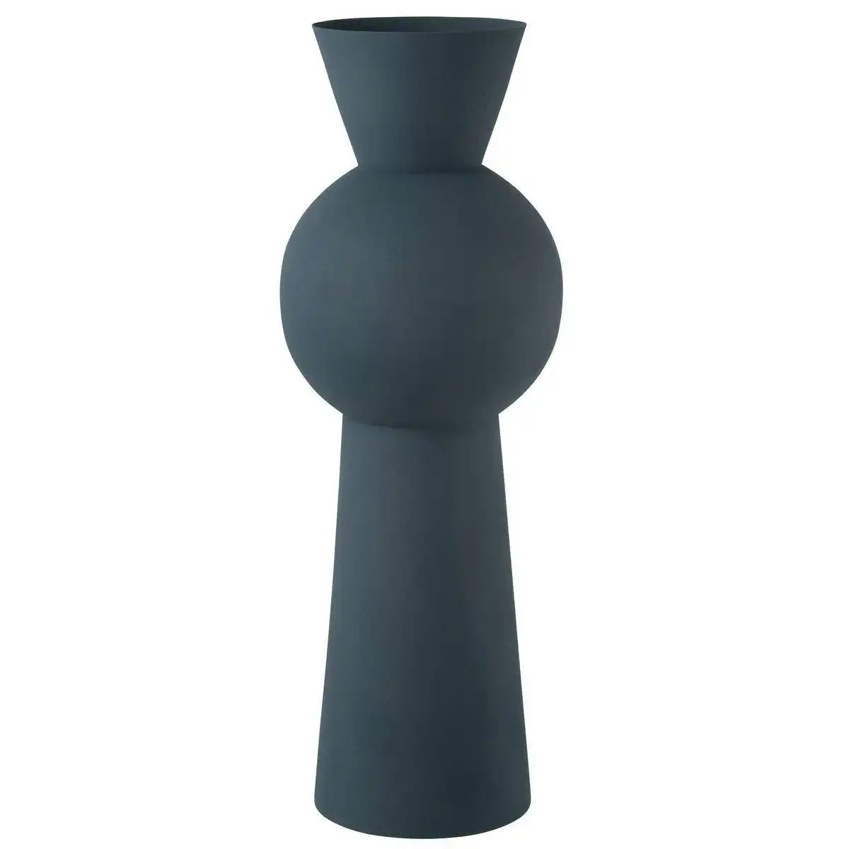 J-Line Vase Nala Eisenblau Groß - HomeDesign Knaus
