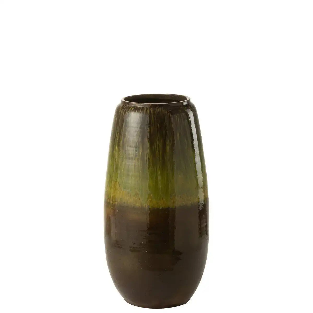 J-Line Vase Olive - Keramik - Grün - klein - HomeDesign Knaus