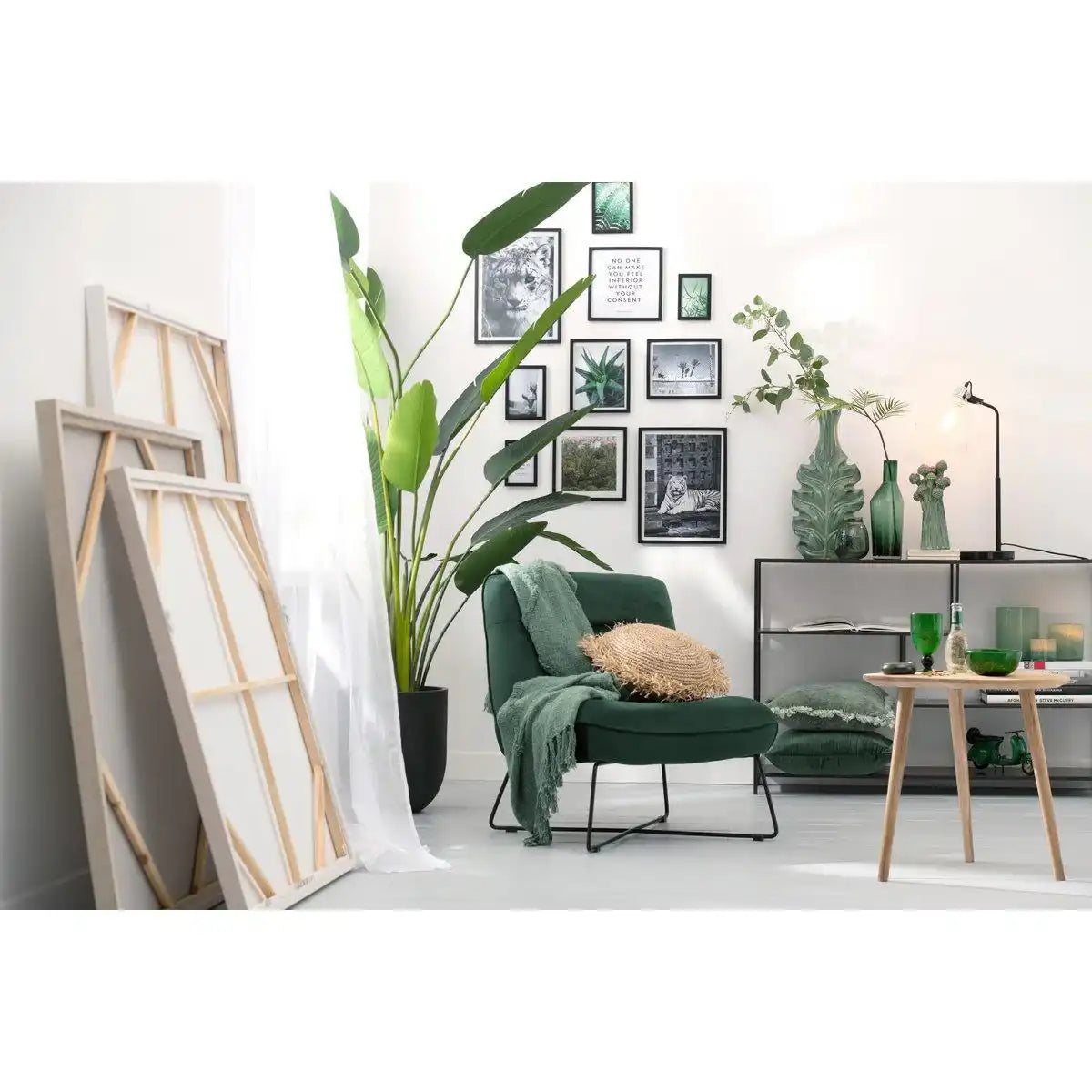 J-Line Vase Poseidon - Keramik - Grün - Groß - HomeDesign Knaus
