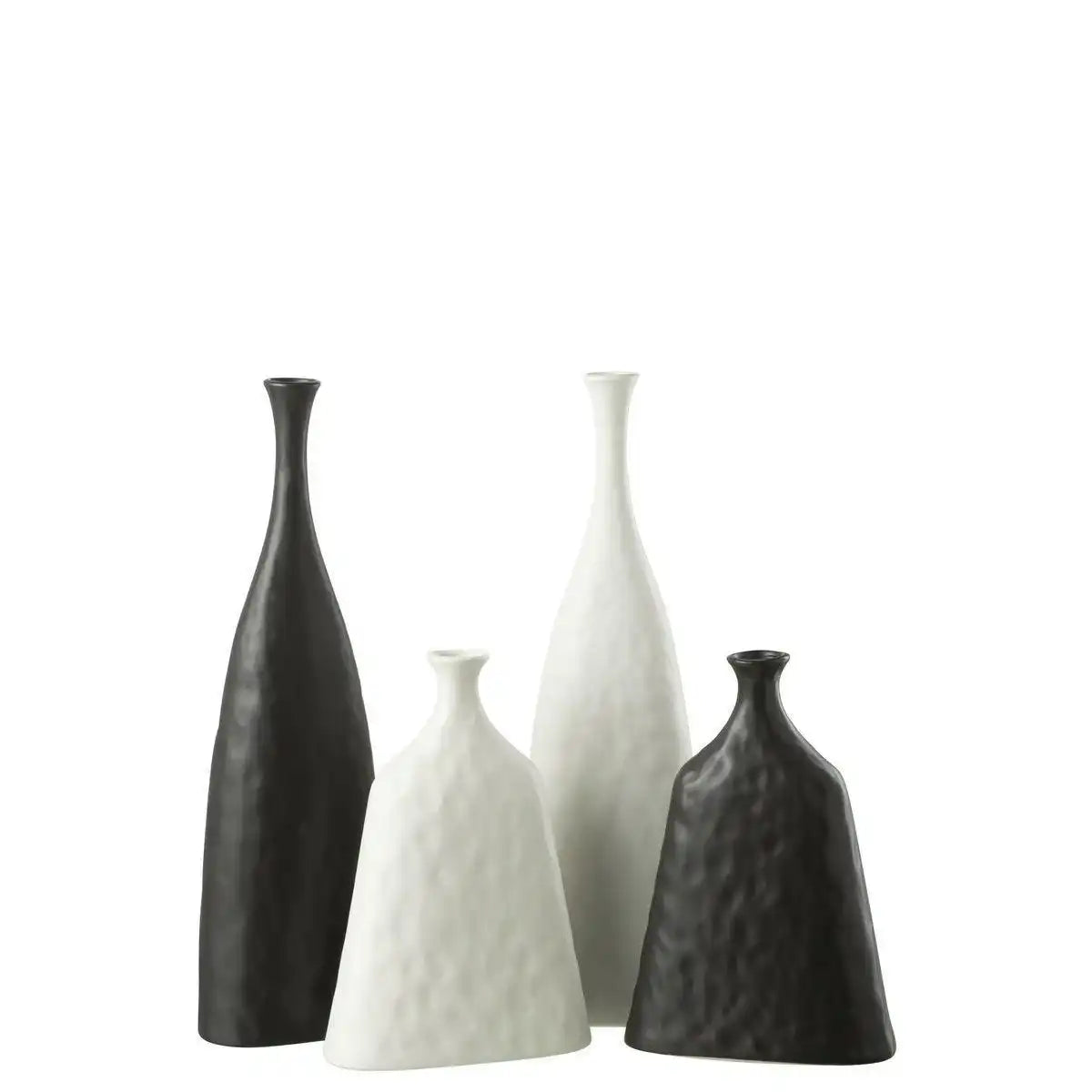 J-Line Vase Zihao - Keramik - Schwarz - Groß - HomeDesign Knaus