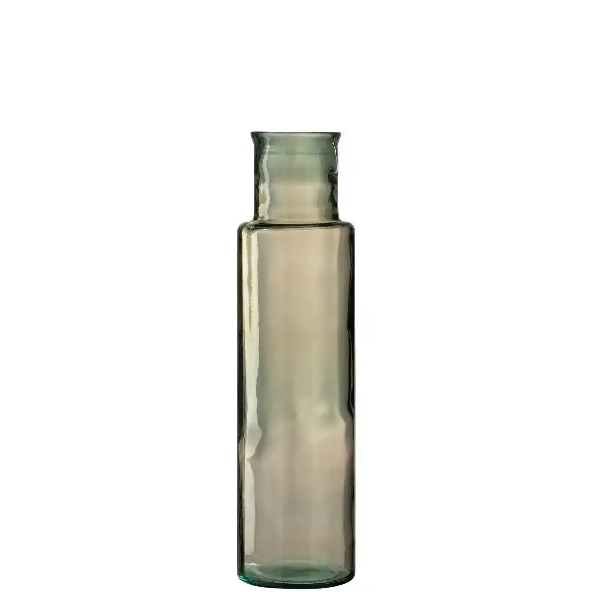 J-Line Vase Zylinder – Glas – hellbraun – groß – 55,00 cm hoch - HomeDesign Knaus
