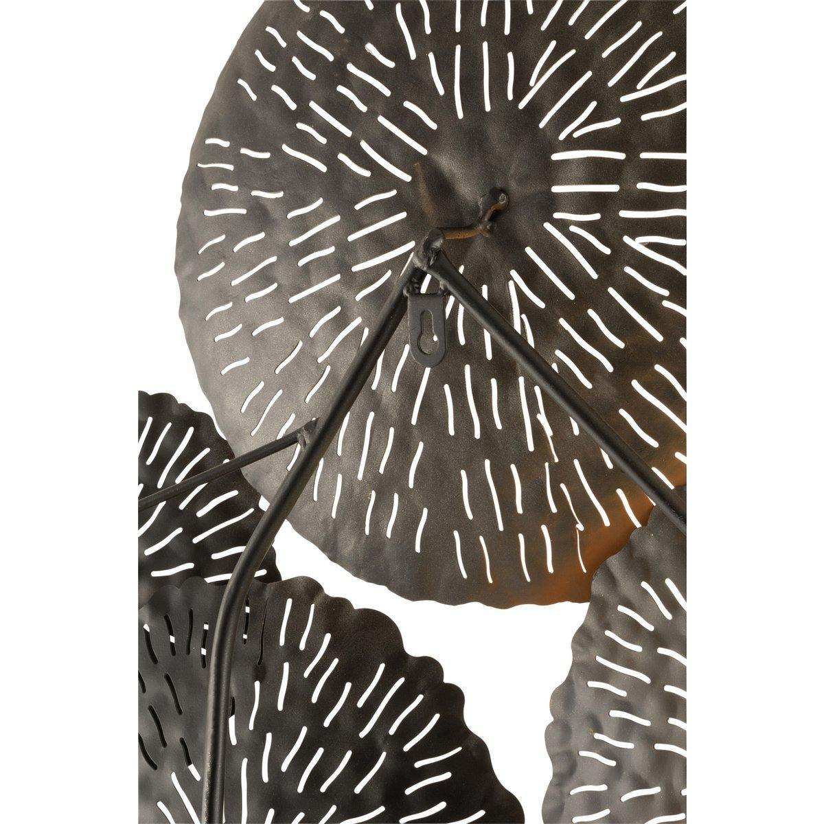 J-Line Wanddekoration Cirk – Metall – Braun/Gold/Schwarz - HomeDesign Knaus