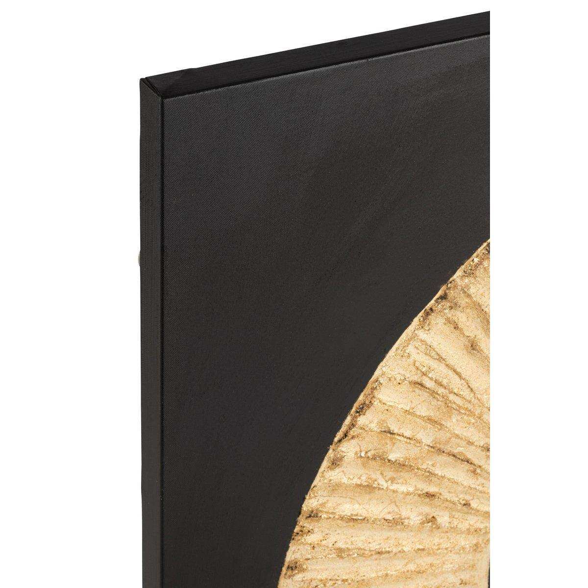 J-Line Wanddekoration Pat Canvas Schwarz/Natur - HomeDesign Knaus