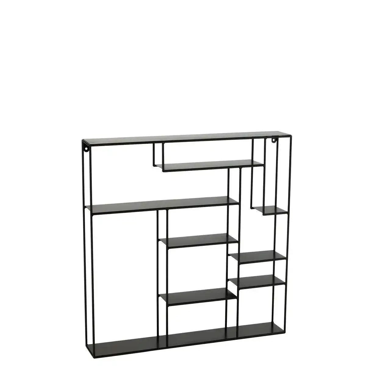 J-Line Wandregal Maranta – Metall – Schwarz - HomeDesign Knaus