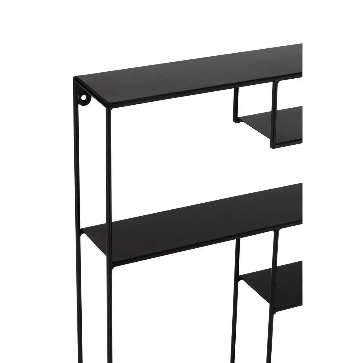 J-Line Wandregal Maranta – Metall – Schwarz - HomeDesign Knaus