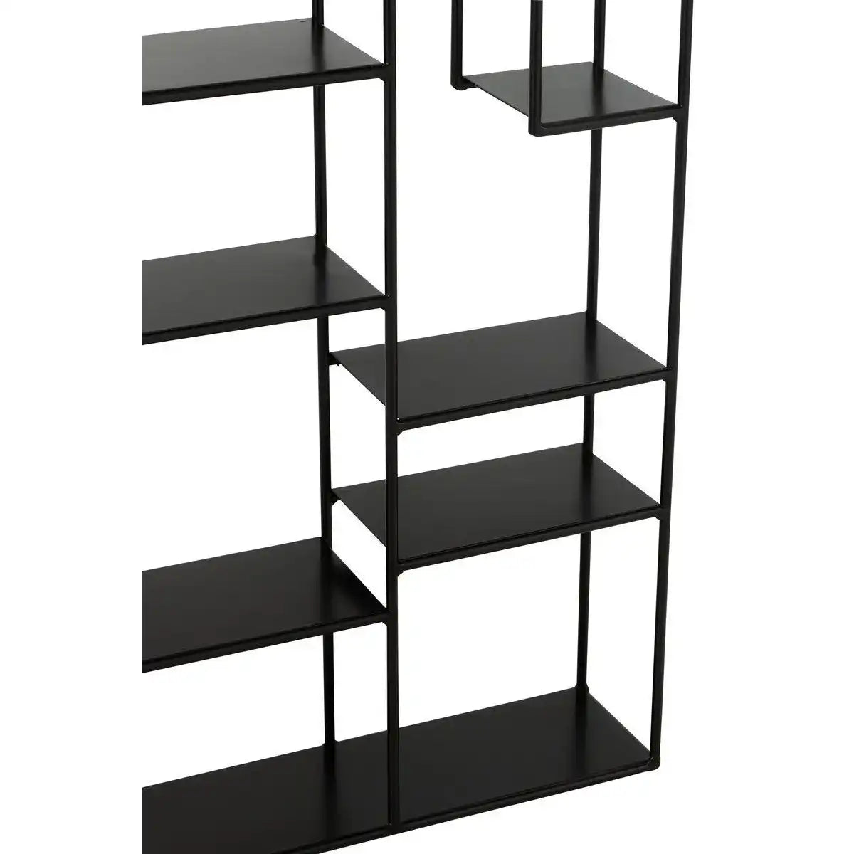 J-Line Wandregal Maranta – Metall – Schwarz - HomeDesign Knaus