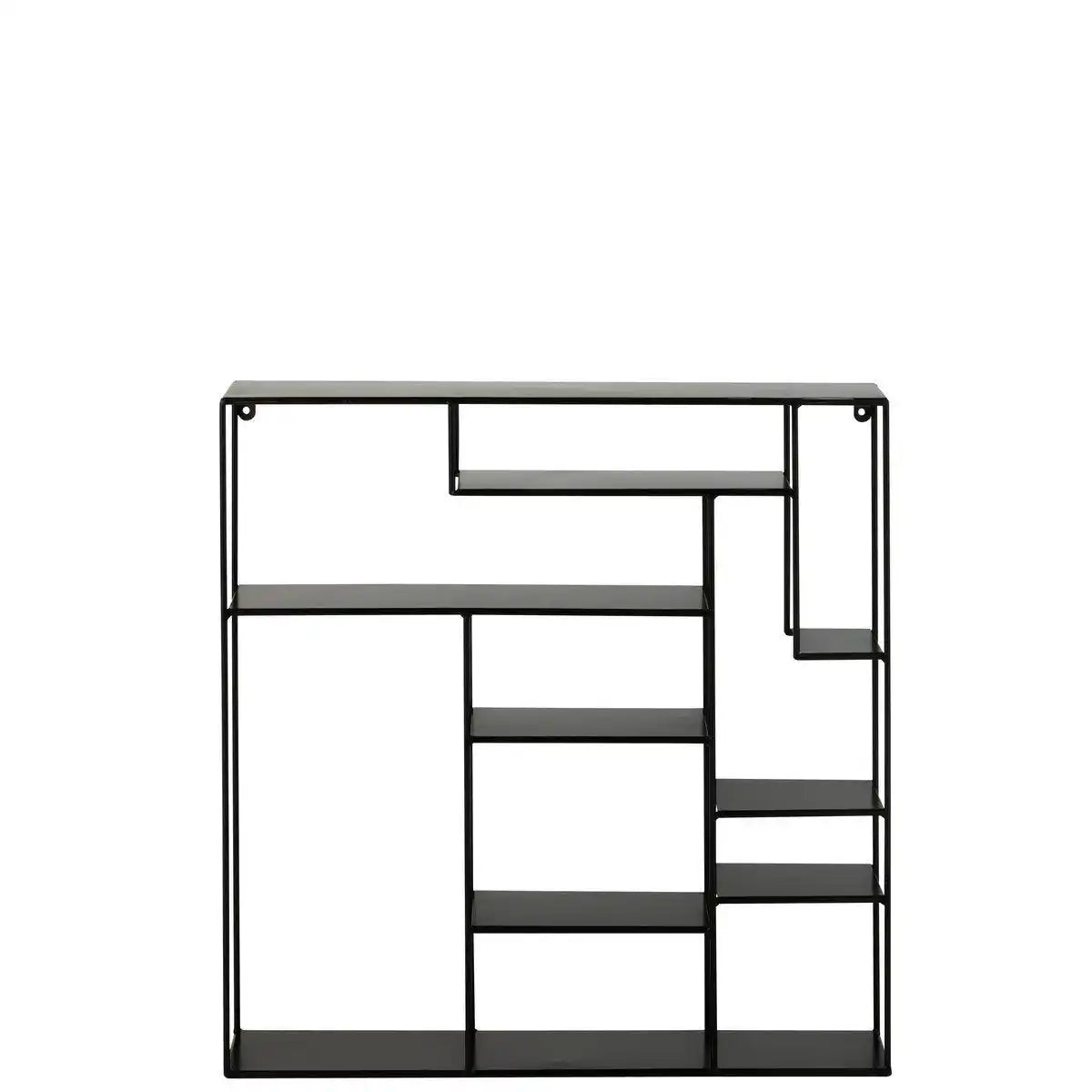 J-Line Wandregal Maranta – Metall – Schwarz - HomeDesign Knaus