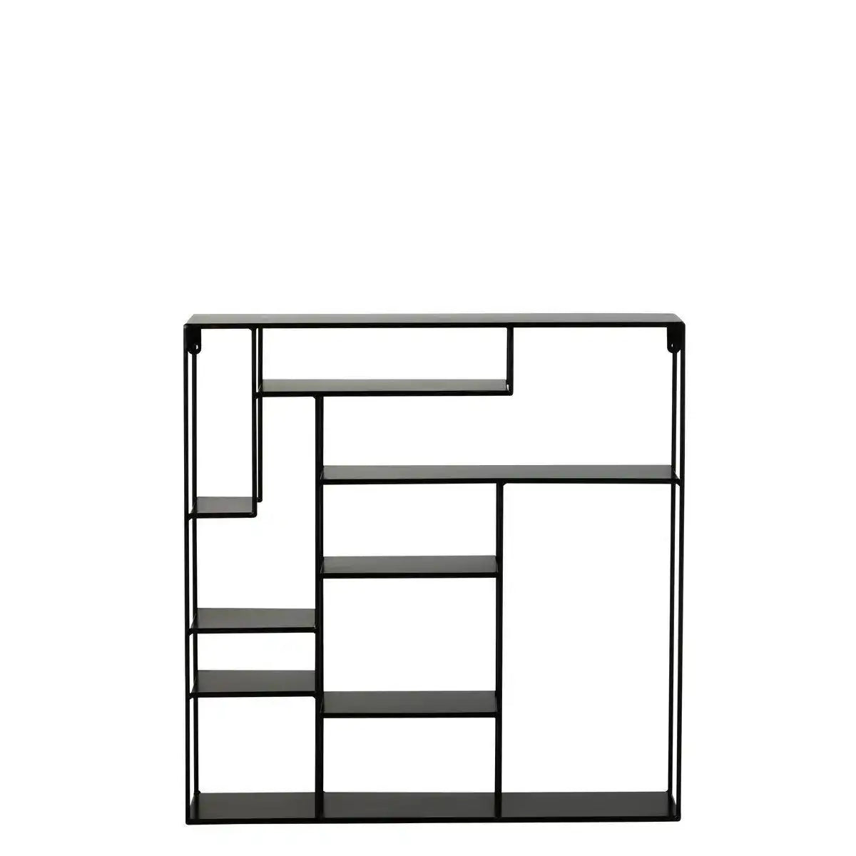 J-Line Wandregal Maranta – Metall – Schwarz - HomeDesign Knaus