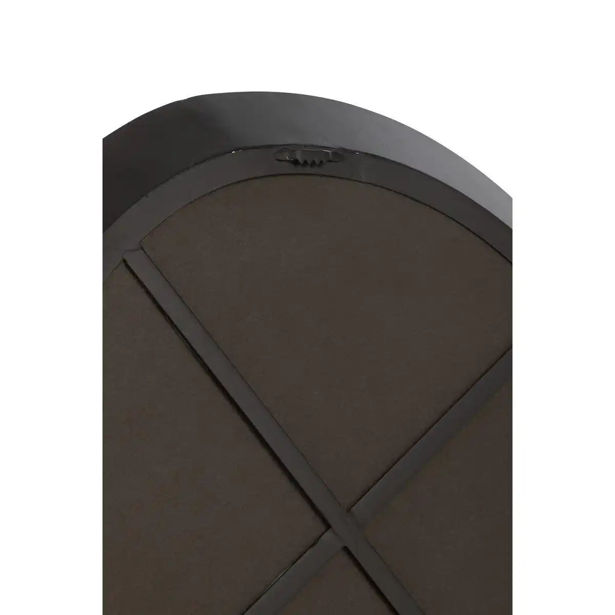 J-Line Wandspiegel, rund, Metall/Glas, Schwarz, klein - HomeDesign Knaus